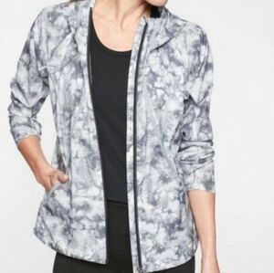 Athleta Tie Dye Catalina Full-Zip Foldable Jacket Size XS